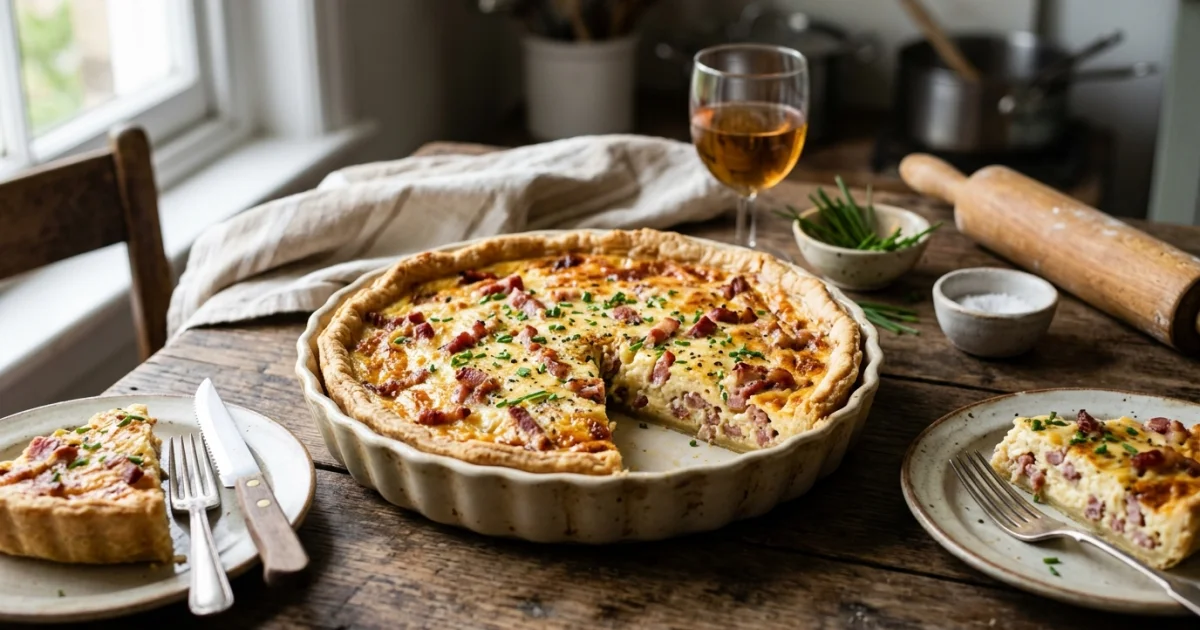 Quiche lorraine: francuska tarta na obiad i kolację